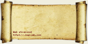 Jakov Rnić vizit kartica